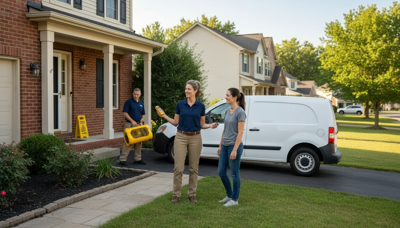 Water restoration image for Dehumidification And Cleanup Services in Southfield, MI